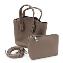 Load image into Gallery viewer, Premium Small Soft Vegan Leather Tote Top Handle Handbag Shoulder Bag Crossbody