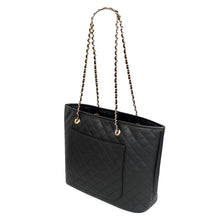 Load image into Gallery viewer, Premium Vegan Leather Classic Quilted Tote Shoulder Bag