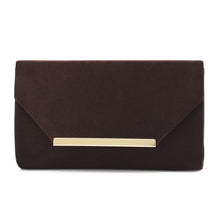 Load image into Gallery viewer, Elegant Solid Color Velvet Clutch Evening Bag Handbag