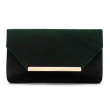 Load image into Gallery viewer, Elegant Solid Color Velvet Clutch Evening Bag Handbag