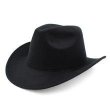 Load image into Gallery viewer, Men Women Classic Solid Color Felt Fedora Panama Cowgirl Cowboy Hat