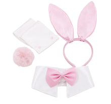 Load image into Gallery viewer, Bunny Costume Accessory Set Rabbit Ear Headband Bow Tie Collar Cuffs Tail