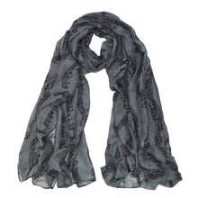 Load image into Gallery viewer, Premium Music Notes & Chords Fashion Scarf Wrap - Different Colors