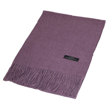 Load image into Gallery viewer, Premium Classic Unisex Solid Plain Cashmere Feel Fringed Scarf Wrap