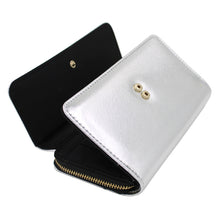 Load image into Gallery viewer, Premium Saffiano Vegan PU Leather Flap Wallet Zip Around Clutch Phone Organizer