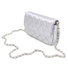 Load image into Gallery viewer, Premium Small Soft Vegan Leather Quilted Shoulder Bag Crossbody Handbag