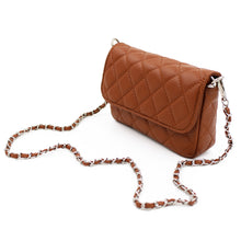 Load image into Gallery viewer, Premium Small Soft Vegan Leather Quilted Shoulder Bag Crossbody Handbag