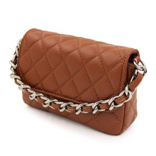 Load image into Gallery viewer, Premium Small Soft Vegan Leather Quilted Shoulder Bag Crossbody Handbag