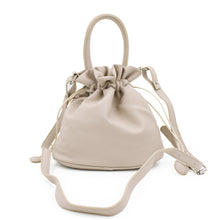 Load image into Gallery viewer, Premium Soft Vegan Leather Top Handle Bucket Bag Handbag Shoulder Crossbody