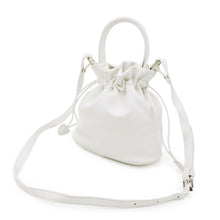 Load image into Gallery viewer, Premium Soft Vegan Leather Top Handle Bucket Bag Handbag Shoulder Crossbody