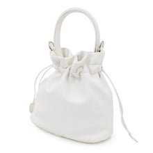 Load image into Gallery viewer, Premium Soft Vegan Leather Top Handle Bucket Bag Handbag Shoulder Crossbody