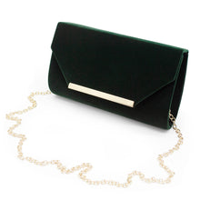 Load image into Gallery viewer, Elegant Solid Color Velvet Clutch Evening Bag Handbag