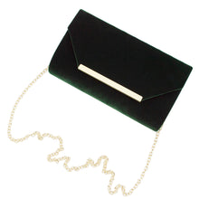 Load image into Gallery viewer, Elegant Solid Color Velvet Clutch Evening Bag Handbag
