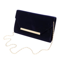 Load image into Gallery viewer, Elegant Solid Color Velvet Clutch Evening Bag Handbag