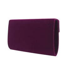 Load image into Gallery viewer, Elegant Solid Color Velvet Clutch Evening Bag Handbag
