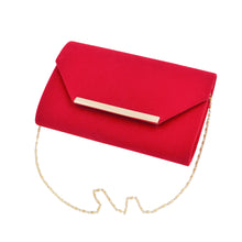 Load image into Gallery viewer, Elegant Solid Color Velvet Clutch Evening Bag Handbag