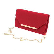 Load image into Gallery viewer, Elegant Solid Color Velvet Clutch Evening Bag Handbag