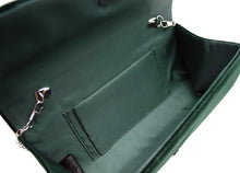 Load image into Gallery viewer, Elegant Rhinestone Bow Front Velvet Clutch Evening Bag Handbag -Diff Colors