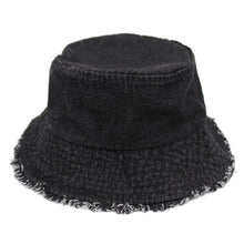 Load image into Gallery viewer, Premium Denim Jeans Fabric Solid Color Cotton Bucket Hat - Different Colors