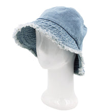 Load image into Gallery viewer, Premium Denim Jeans Fabric Solid Color Cotton Bucket Hat - Different Colors