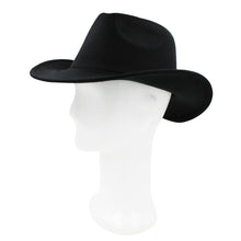 Load image into Gallery viewer, Men Women Classic Solid Color Felt Fedora Panama Cowgirl Cowboy Hat