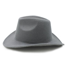 Load image into Gallery viewer, Men Women Classic Solid Color Felt Fedora Panama Cowgirl Cowboy Hat