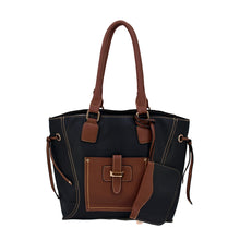 Load image into Gallery viewer, Premium Soft Glitter Floral Satchel Top Handle Tote Bag Handbag