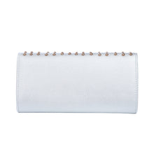 Load image into Gallery viewer, Premium Large PU Leather Studded Front Flap Clutch Bag Handbag