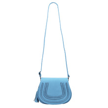Load image into Gallery viewer, Premium Textured PU Leather Flap Saddle Crossbody Shoulder Bag