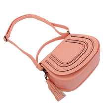 Load image into Gallery viewer, Premium Textured PU Leather Flap Saddle Crossbody Shoulder Bag