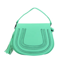 Load image into Gallery viewer, Premium Textured PU Leather Flap Saddle Crossbody Shoulder Bag