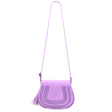 Load image into Gallery viewer, Premium Textured PU Leather Flap Saddle Crossbody Shoulder Bag