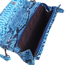 Load image into Gallery viewer, Premium PU Leather Solid & Snake Print Interlace Braided Clutch Bag Wristlet