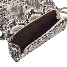 Load image into Gallery viewer, Premium PU Leather Solid & Snake Print Interlace Braided Clutch Bag Wristlet