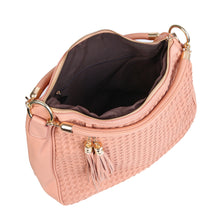 Load image into Gallery viewer, Premium PU Leather Double Tassel Interlace Braided Satchel Shoulder Bag Handbag