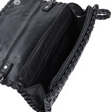 Load image into Gallery viewer, Premium PU Leather Solid & Snake Print Interlace Braided Clutch Bag Wristlet