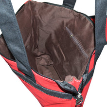 Load image into Gallery viewer, Premium Kitty Cat and Fishbone Canvas Tote Shoulder Bag Handbag - 2 Colors Avail