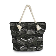 Load image into Gallery viewer, Premium American Print Green Camouflage Canvas Tote Shoulder Bag Handbag