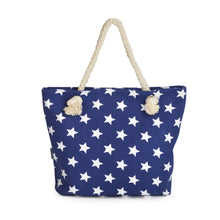 Load image into Gallery viewer, Premium Large Star Patterned Canvas Tote Shoulder Bag Handbag