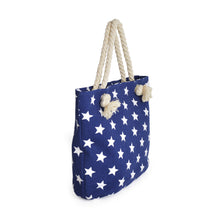 Load image into Gallery viewer, Premium Large Star Patterned Canvas Tote Shoulder Bag Handbag