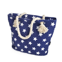 Load image into Gallery viewer, Premium Large Star Patterned Canvas Tote Shoulder Bag Handbag