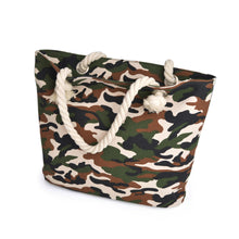 Load image into Gallery viewer, Premium Camouflage Canvas Tote Shoulder Bag Handbag