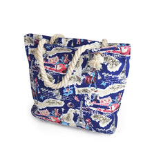 Load image into Gallery viewer, Premium Paris Girl & Eiffel Tower Print Canvas Tote Shoulder Bag Handbag