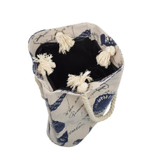 Load image into Gallery viewer, Premium Large Seashell Patterened Canvas Tote Shoulder Bag Handbag