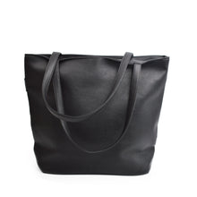 Load image into Gallery viewer, Premium Large Solid Color PU Faux Leather Tote Shoulder Bag Handbag