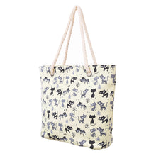 Load image into Gallery viewer, Premium Cute Kitty Cat Animal Print Cotton Canvas Tote Shoulder Bag Handbag