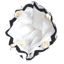 Load image into Gallery viewer, Premium Large Chevron Zig Zag Canvas Tote Shoulder Bag Handbag - Diff Colors