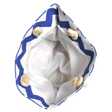 Load image into Gallery viewer, Premium Large Chevron Zig Zag Canvas Tote Shoulder Bag Handbag - Diff Colors