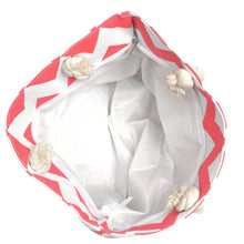 Load image into Gallery viewer, Premium Large Chevron Zig Zag Canvas Tote Shoulder Bag Handbag - Diff Colors