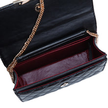 Load image into Gallery viewer, Classic Smooth Quilted Flap Clutch Handbag Crossbody Shoulder Bag - Diff Colors
